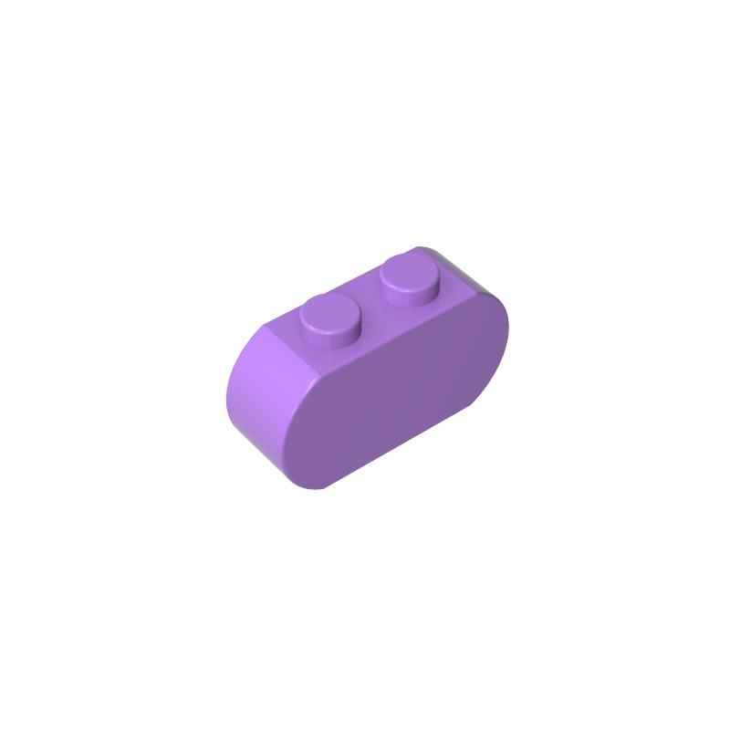 GDS-90336 - Brick Curved 3 x 1 with Round Ends