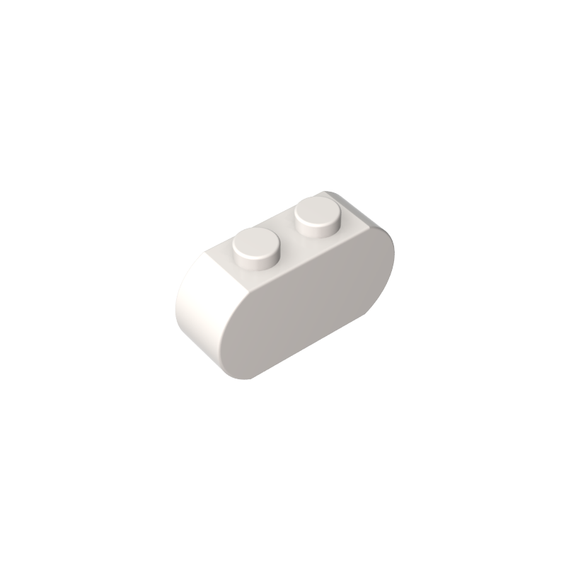 GDS-90336 - Brick Curved 3 x 1 with Round Ends