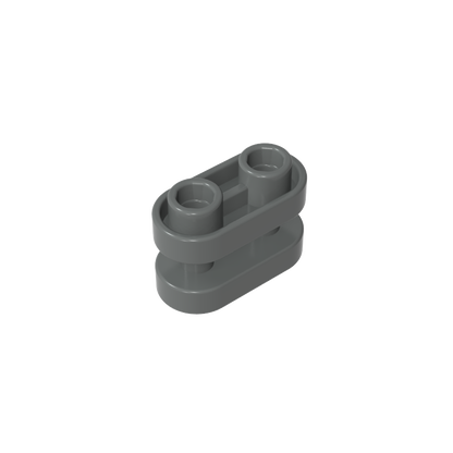 GDS-90337 - Brick Special 1 x 2 Rounded  with Center Bars