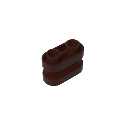 GDS-90337 - Brick Special 1 x 2 Rounded  with Center Bars