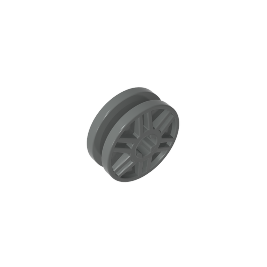 GDS-90352 - Wheel 18 x 8 with Fake Bolts and Shallow Spokes and Axle Hole