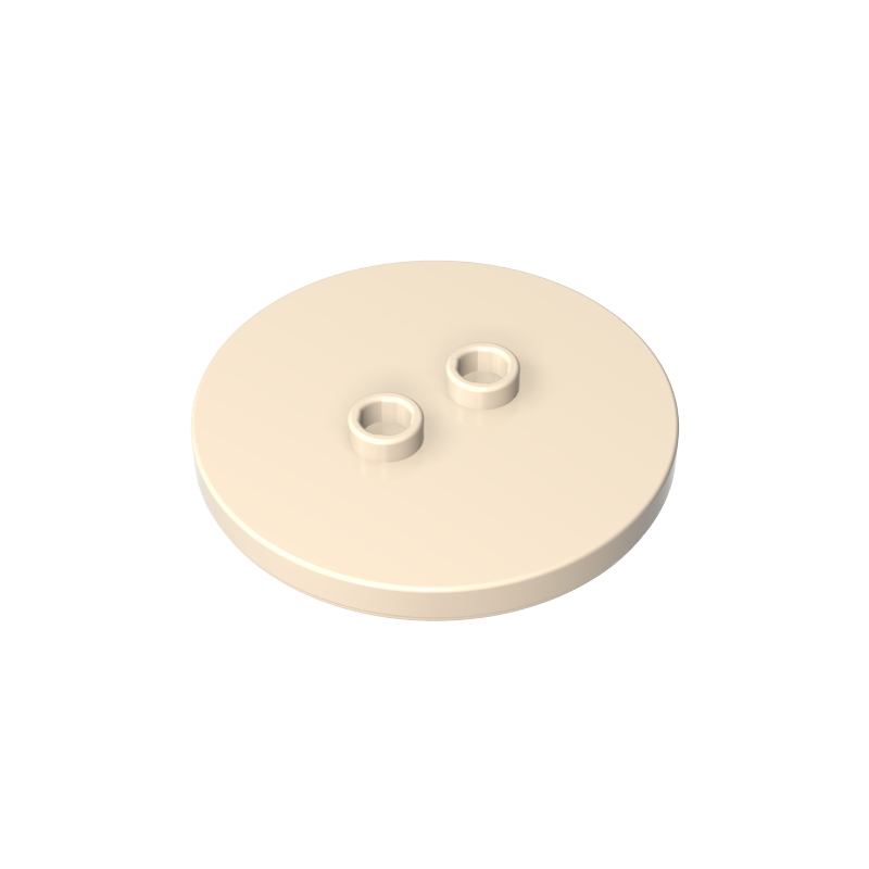 GDS-90362 - Plate Special Round 4 x 4 with 2 Studs [Plain]