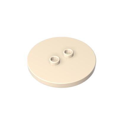 GDS-90362 - Plate Special Round 4 x 4 with 2 Studs [Plain]