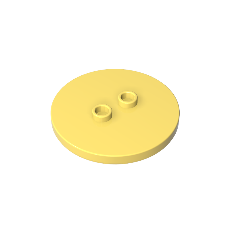GDS-90362 - Plate Special Round 4 x 4 with 2 Studs [Plain]