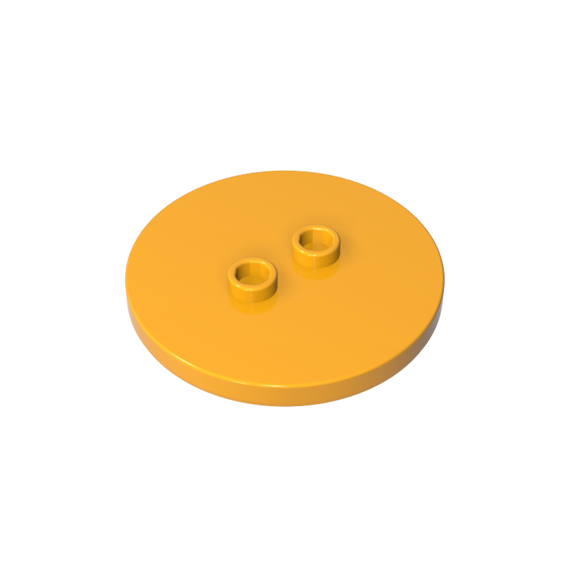 GDS-90362 - Plate Special Round 4 x 4 with 2 Studs [Plain]