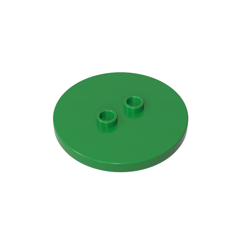 GDS-90362 - Plate Special Round 4 x 4 with 2 Studs [Plain]