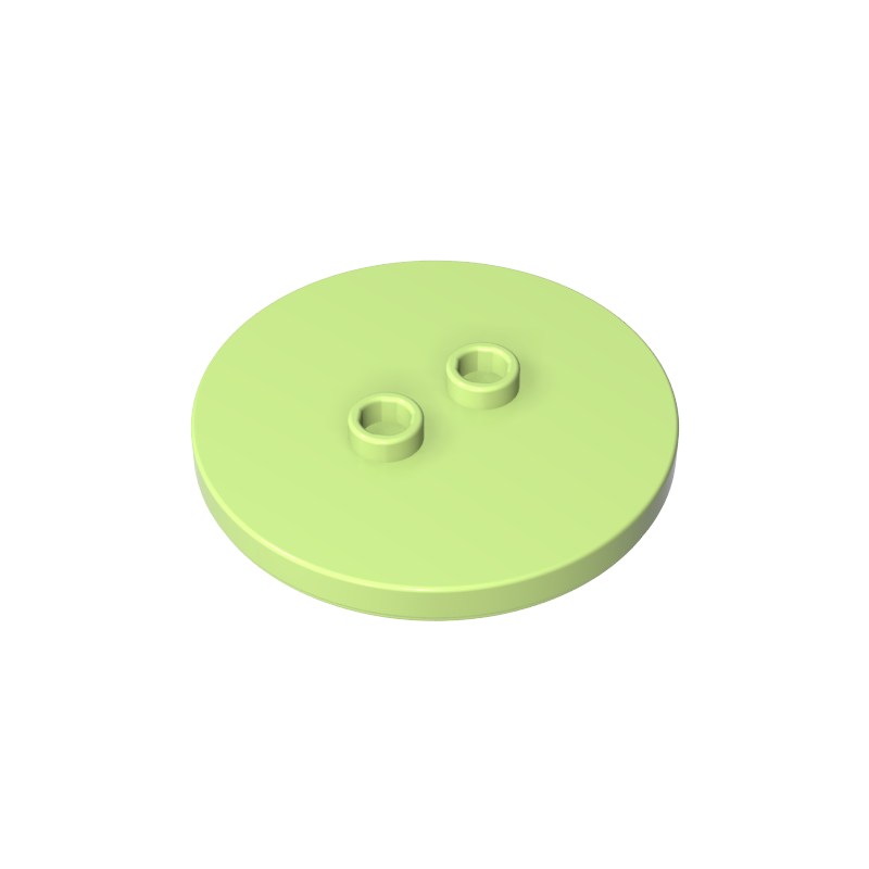GDS-90362 - Plate Special Round 4 x 4 with 2 Studs [Plain]
