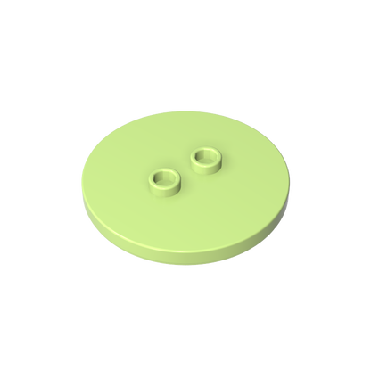 GDS-90362 - Plate Special Round 4 x 4 with 2 Studs [Plain]
