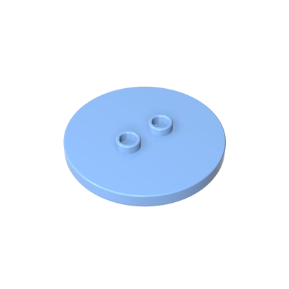 GDS-90362 - Plate Special Round 4 x 4 with 2 Studs [Plain]