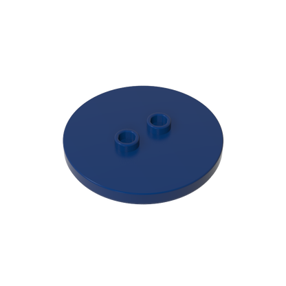 GDS-90362 - Plate Special Round 4 x 4 with 2 Studs [Plain]