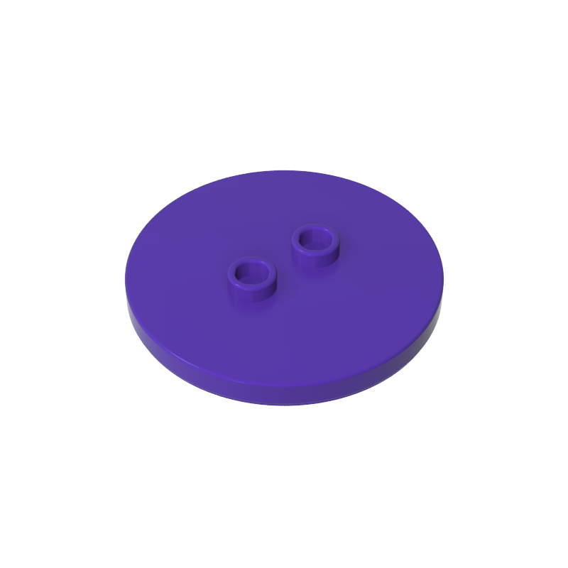GDS-90362 - Plate Special Round 4 x 4 with 2 Studs [Plain]