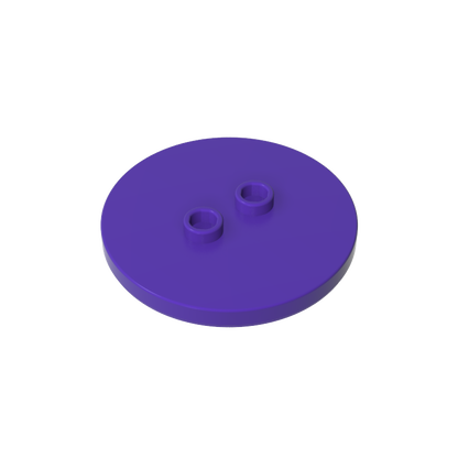 GDS-90362 - Plate Special Round 4 x 4 with 2 Studs [Plain]