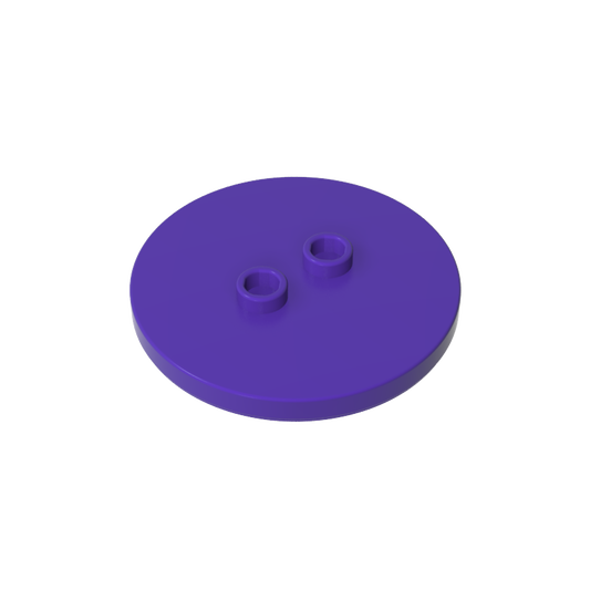 GDS-90362 - Plate Special Round 4 x 4 with 2 Studs [Plain]