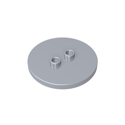 GDS-90362 - Plate Special Round 4 x 4 with 2 Studs [Plain]