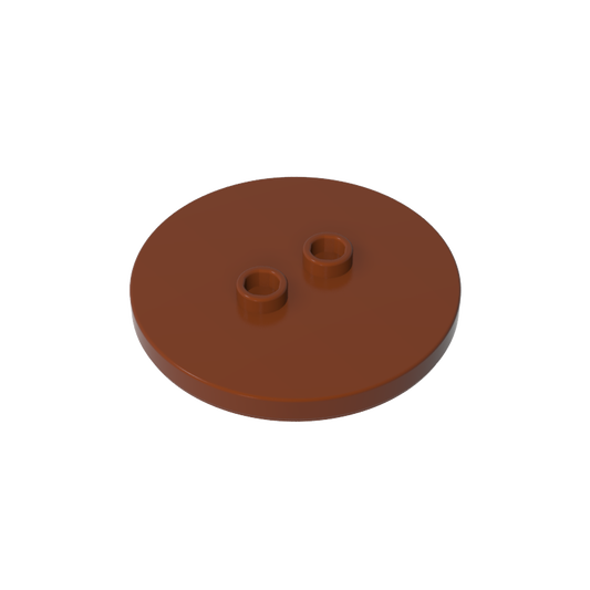 GDS-90362 - Plate Special Round 4 x 4 with 2 Studs [Plain]