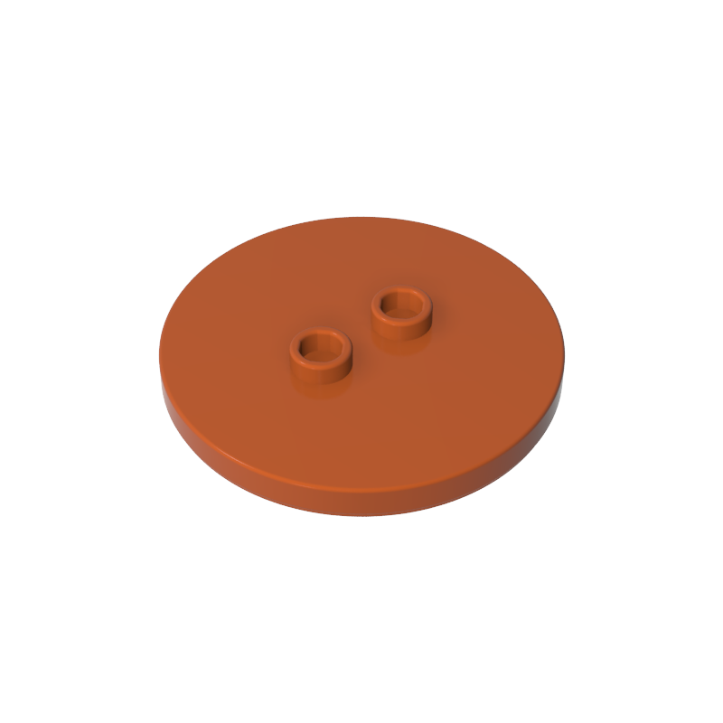 GDS-90362 - Plate Special Round 4 x 4 with 2 Studs [Plain]