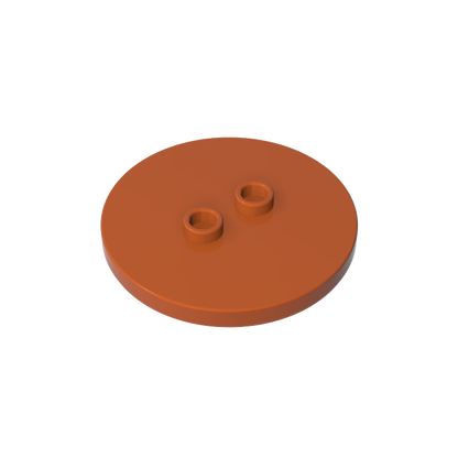 GDS-90362 - Plate Special Round 4 x 4 with 2 Studs [Plain]