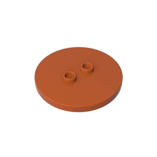 GDS-90362 - Plate Special Round 4 x 4 with 2 Studs [Plain]