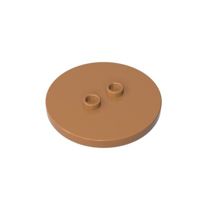 GDS-90362 - Plate Special Round 4 x 4 with 2 Studs [Plain]