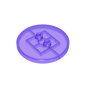 GDS-90362 - Plate Special Round 4 x 4 with 2 Studs [Plain]
