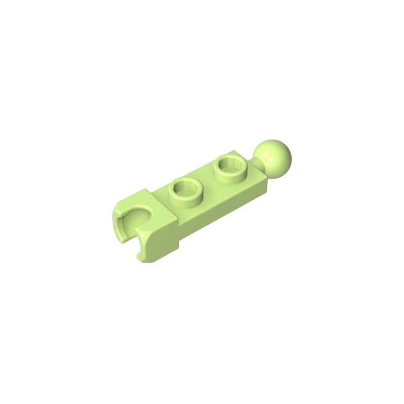 GDS-904 - Plate Special 1 x 2 with 5.9mm End Cup and Towball