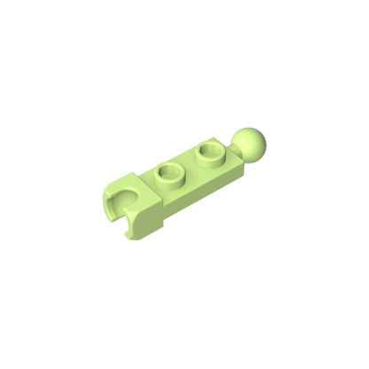 GDS-904 - Plate Special 1 x 2 with 5.9mm End Cup and Towball