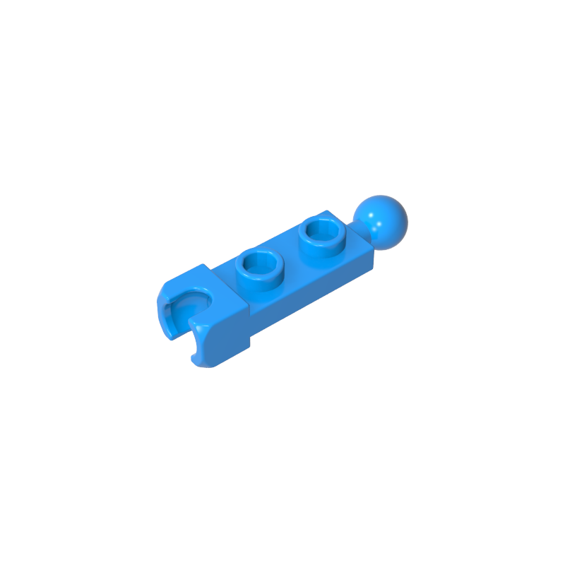 GDS-904 - Plate Special 1 x 2 with 5.9mm End Cup and Towball