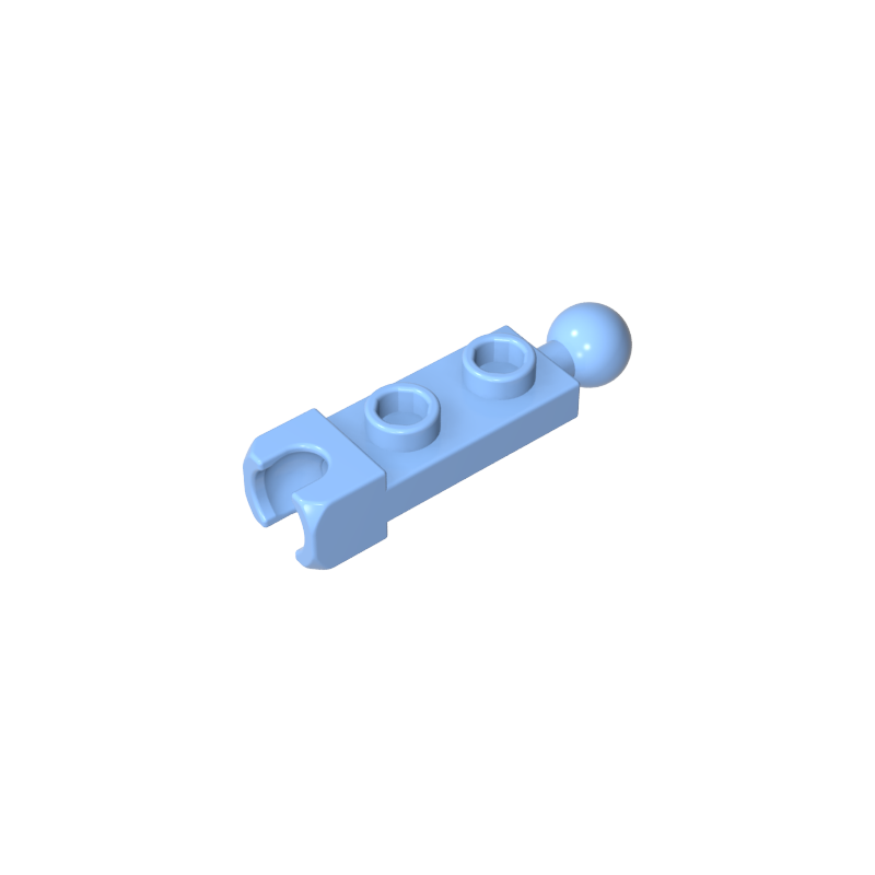 GDS-904 - Plate Special 1 x 2 with 5.9mm End Cup and Towball
