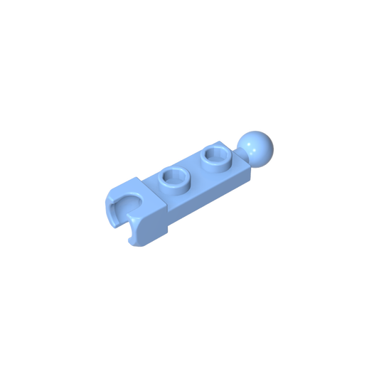 GDS-904 - Plate Special 1 x 2 with 5.9mm End Cup and Towball