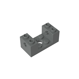 GDS-90427 - Brick Special 2 x 4 x 1 1/3 with Axle Holes and 2 x 2 Cutout