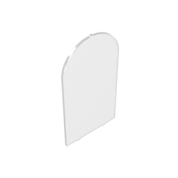 GDS-90450 - Glass for Frame 1 x 6 x 7 with Bow