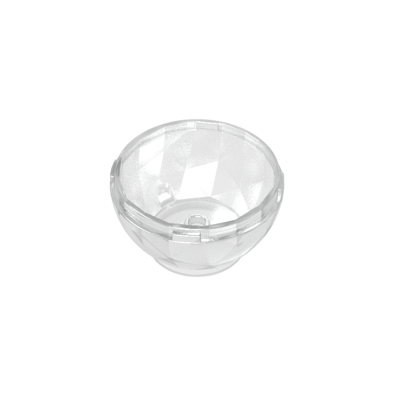 GDS-90451 - Pod, Round, Faceted 4 x 4 x 1 2/3 (Dragon Egg Bottom)