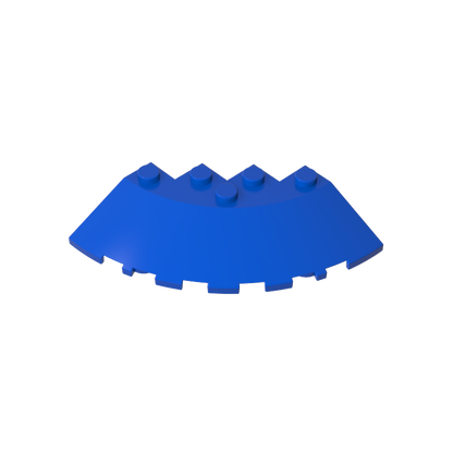 GDS-90469 - Brick Round Corner 6 x 6 with 33Degrees Slope and Facet Cutout