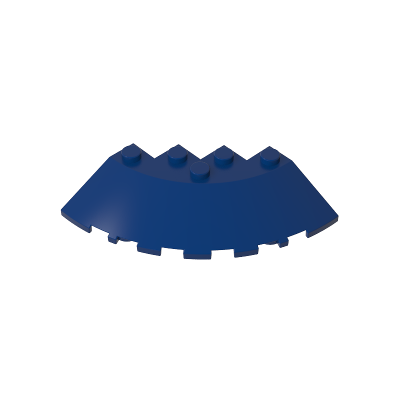 GDS-90469 - Brick Round Corner 6 x 6 with 33Degrees Slope and Facet Cutout