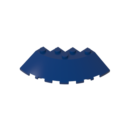GDS-90469 - Brick Round Corner 6 x 6 with 33Degrees Slope and Facet Cutout