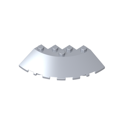 GDS-90469 - Brick Round Corner 6 x 6 with 33Degrees Slope and Facet Cutout