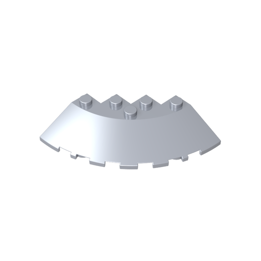 GDS-90469 - Brick Round Corner 6 x 6 with 33Degrees Slope and Facet Cutout