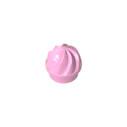GDS-90501 - Plate Round 1 x 1 Swirled Top