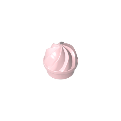 GDS-90501 - Plate Round 1 x 1 Swirled Top