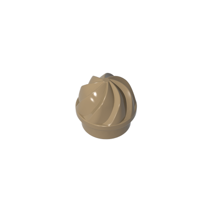 GDS-90501 - Plate Round 1 x 1 Swirled Top