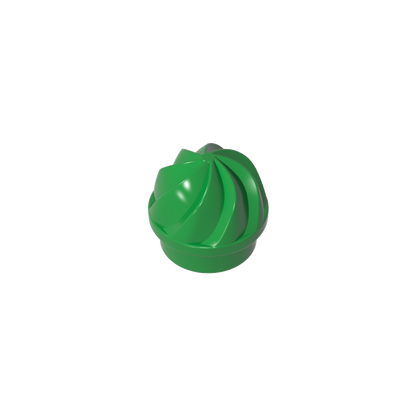 GDS-90501 - Plate Round 1 x 1 Swirled Top