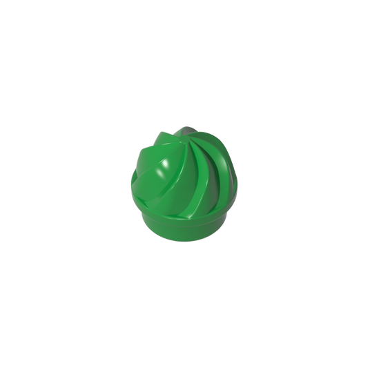 GDS-90501 - Plate Round 1 x 1 Swirled Top