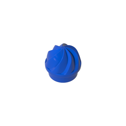 GDS-90501 - Plate Round 1 x 1 Swirled Top