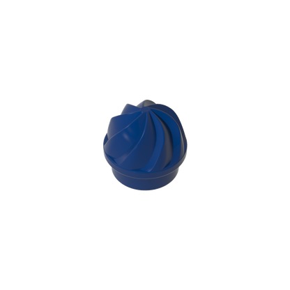 GDS-90501 - Plate Round 1 x 1 Swirled Top