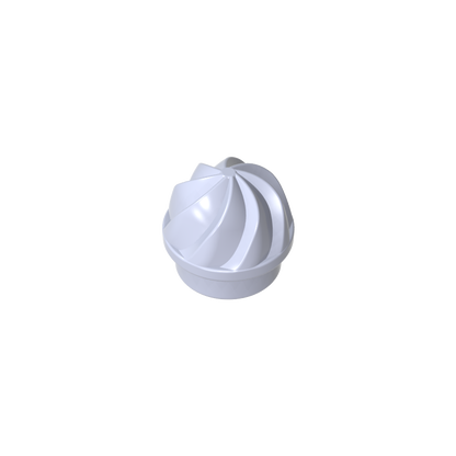 GDS-90501 - Plate Round 1 x 1 Swirled Top
