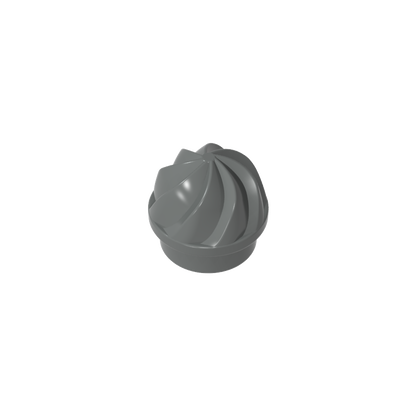 GDS-90501 - Plate Round 1 x 1 Swirled Top