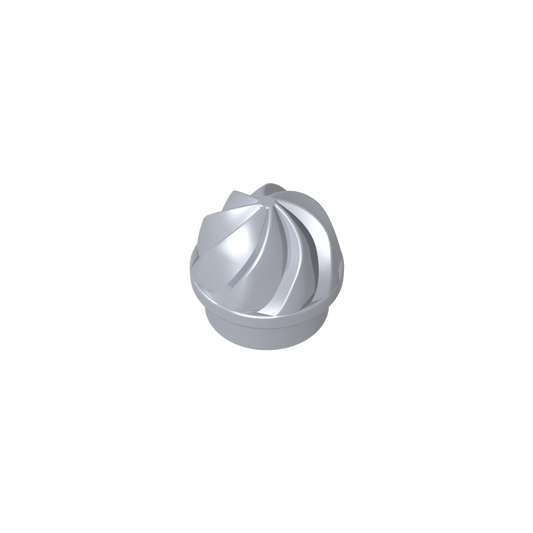 GDS-90501 - Plate Round 1 x 1 Swirled Top