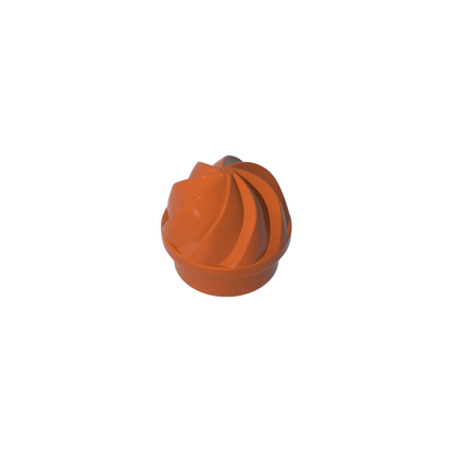 GDS-90501 - Plate Round 1 x 1 Swirled Top