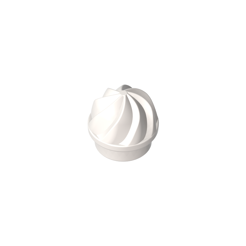 GDS-90501 - Plate Round 1 x 1 Swirled Top