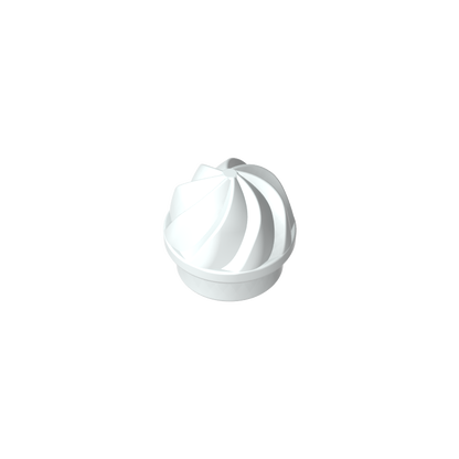GDS-90501 - Plate Round 1 x 1 Swirled Top